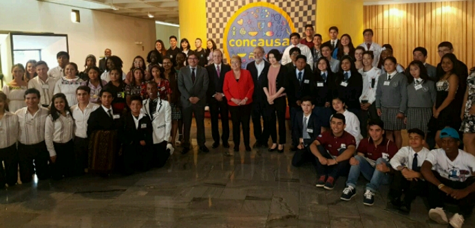 Ministro Barraza asiste a premiación de “Iniciativa Concausa 2030” organizado por Cepal, Unicef y América Solidaria